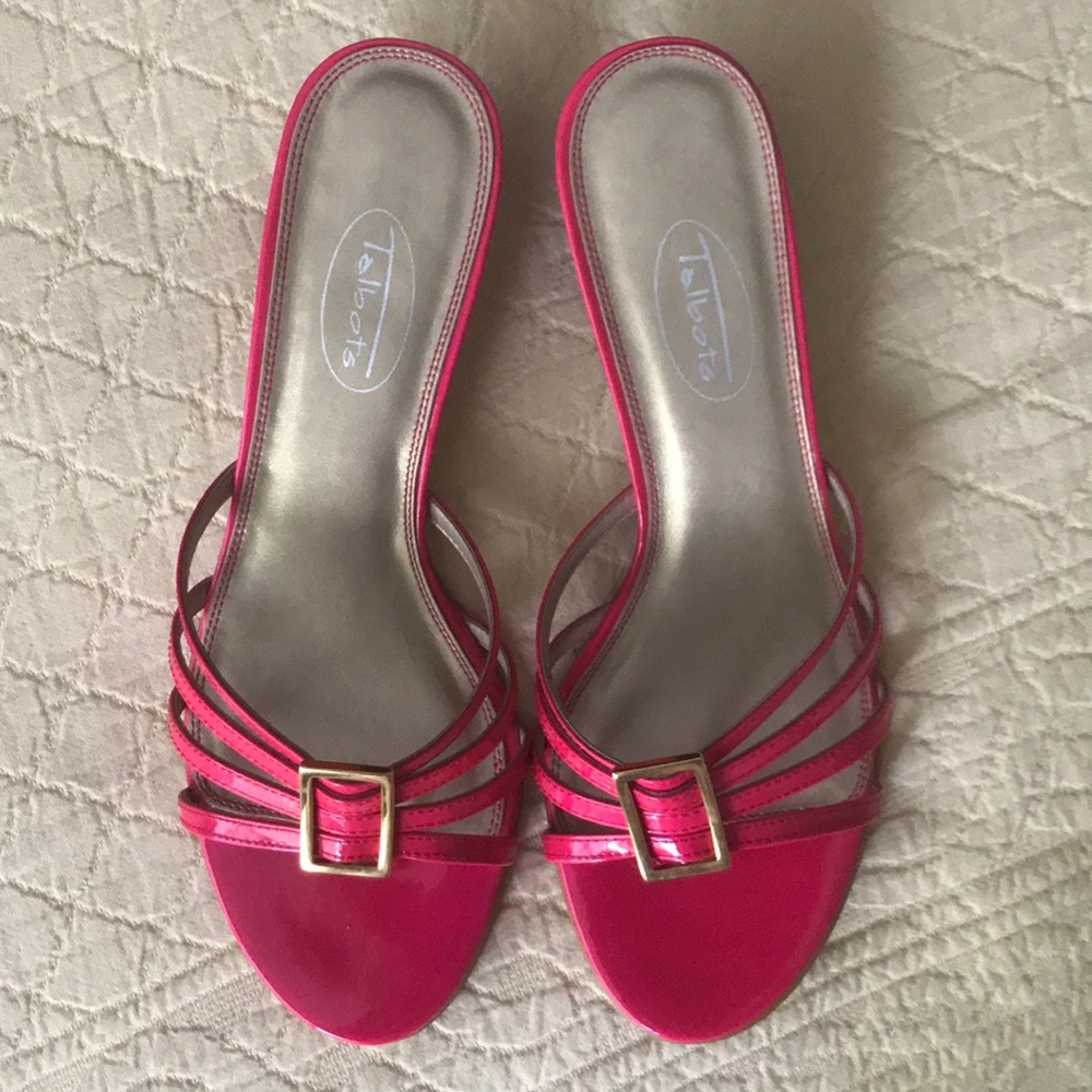 Never Worn Bright Pink Talbots Sz 6.5 1.5”Heels